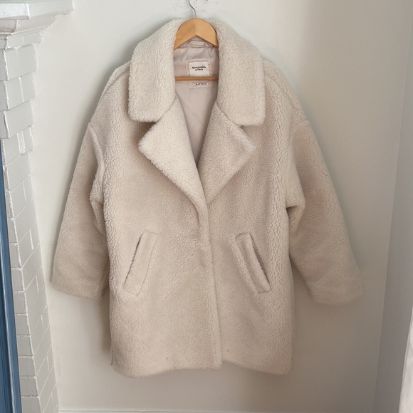Abercrombie oversized Teddy Coat - Picture 4 of 9